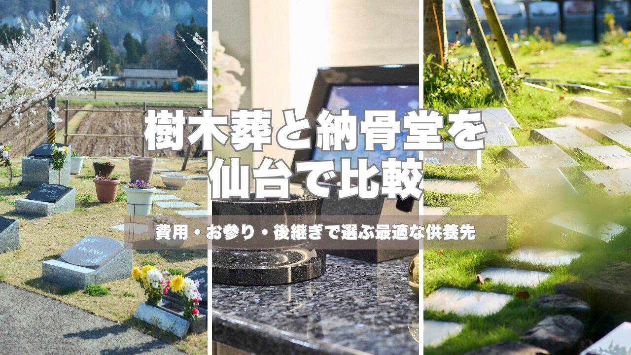樹木葬と納骨堂を仙台で比較｜費用・お参り・後継ぎで選ぶ最適な供養先