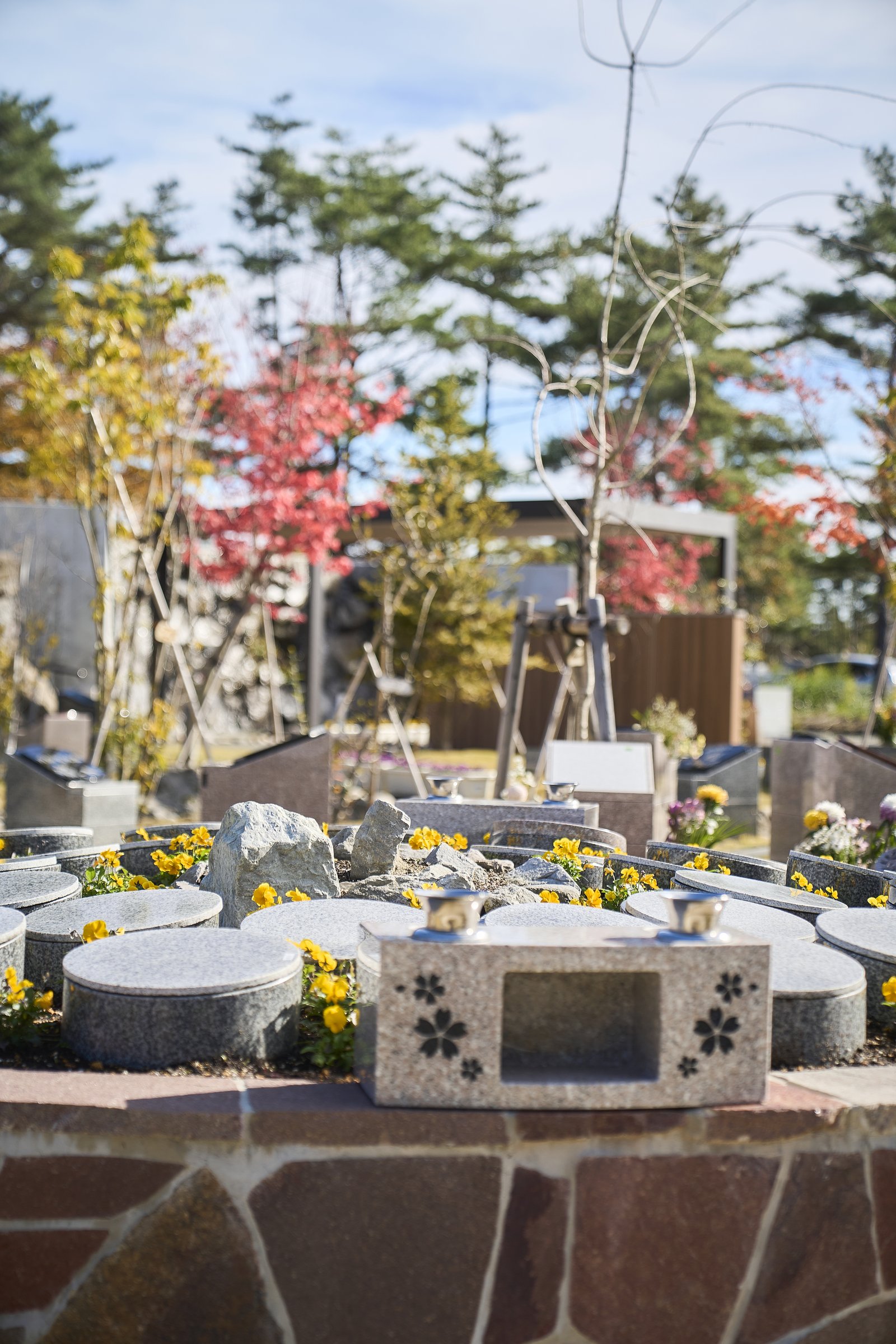 仙台葛岡樹木葬フォレストガーデンの花壇墓