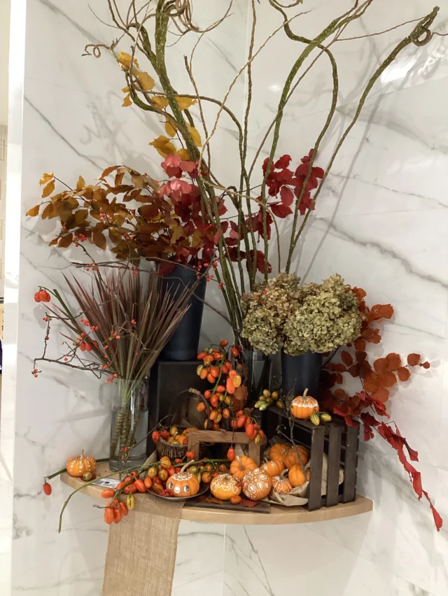 こんにちは。
#室内納骨堂メモワール仙台五橋　です。  今週の　#定期装花　テーマは『HAPPY HALLOWEEN 』
～大人のハロウィン～
ハナナス、石化ヤナギ、ファーガス、秋色アジサイ、おもちゃカボチャを
用いてお洒落で素敵なお花を生けて頂きました。  祭壇のお花はリンドウ、ツルウメモドキです。  いつも素敵な装花ありがとうございます。
皆様のご来苑心よりお待ちしております。  【室内納骨堂メモワール仙台五橋】
TEL▶ 022-290-1357  資料請求も承っております。
仙台市青葉区北目町7-11  @memoire_sekizai
＃メモワール石材株式会社